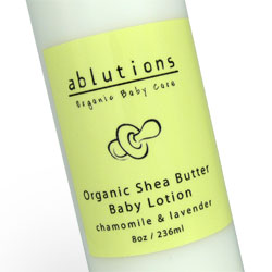 organic baby lotion