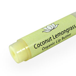 coconut lemongrass organic lip butter