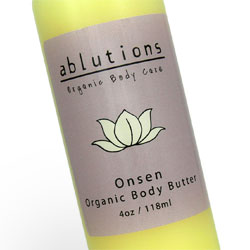 onsen organic body butter