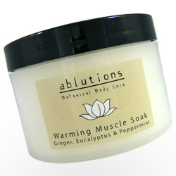 warming muscle soak