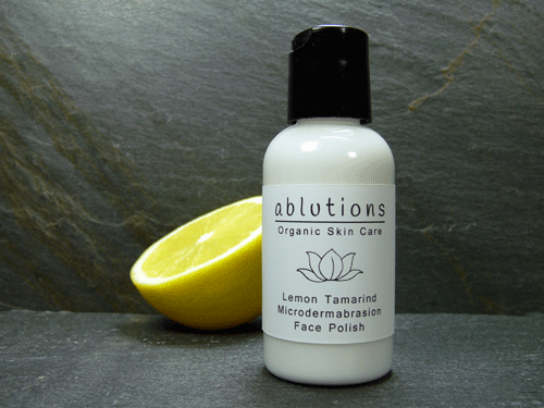 lemon microdermabrasion polish